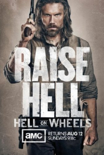 Hell On Wheels 11x17 poster for sale cheap United States USA
