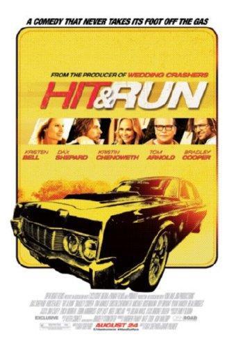 Hit And Run movie poster Sign 8in x 12in