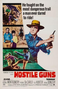 Hostile Guns movie poster Sign 8in x 12in