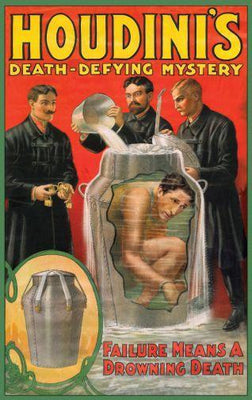 Houdini movie poster Metal Print 8in x 12in
