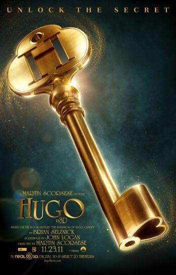 Hugo movie poster Sign 8in x 12in