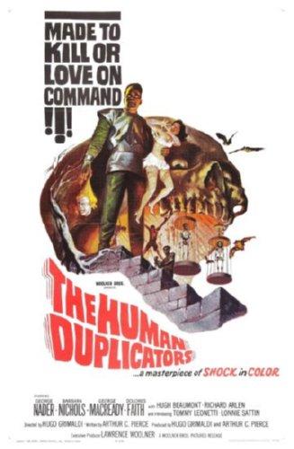 Human Duplicators Metal Movie Poster 8in x 12in