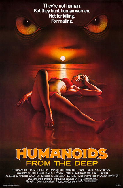 Humanoids From The Deep Movie poster for sale cheap United States USA