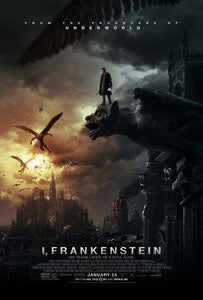 I Frankenstein Photo Sign 8in x 12in