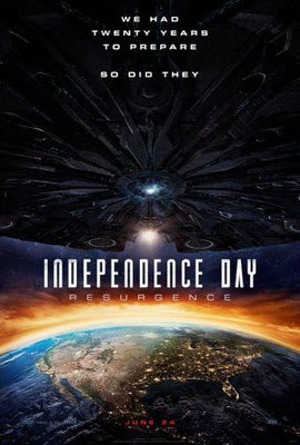 Independence Day Resurgence Metal Movie Poster 8in x 12in