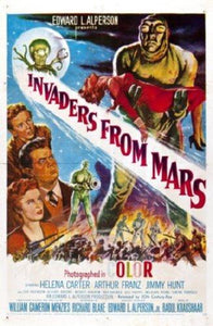 Invaders From Mars movie poster Sign 8in x 12in