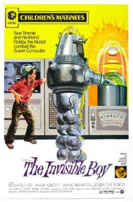 Invisible Boy Metal Movie Poster 8in x 12in