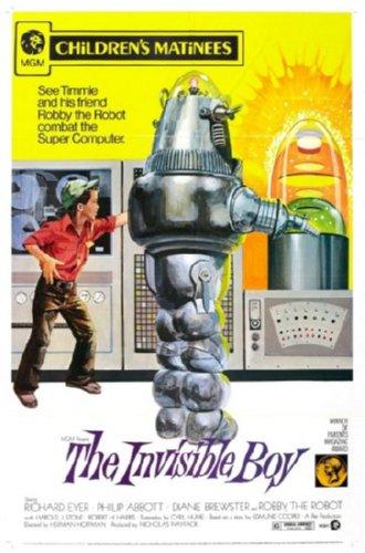 Invisible Boy Metal Movie Poster 8in x 12in