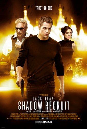 Jack Ryan Shadow Recruit movie poster Sign 8in x 12in