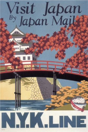 Japan Nyk Line Mini poster 11inx17in