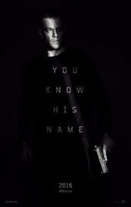 Jason Bourne movie poster Sign 8in x 12in