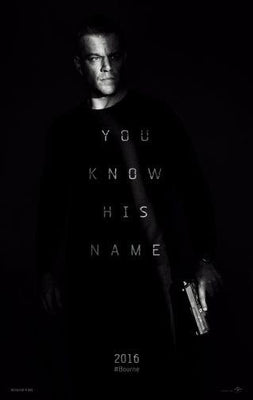 Jason Bourne Metal Movie Poster 8in x 12in