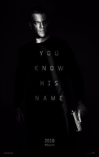 Jason Bourne Metal Movie Poster 8in x 12in