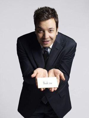Jimmy Fallon poster tin Metal Print Wall Art