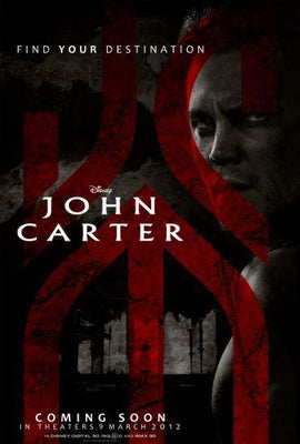 John Carter movie poster Metal Print 8in x 12in