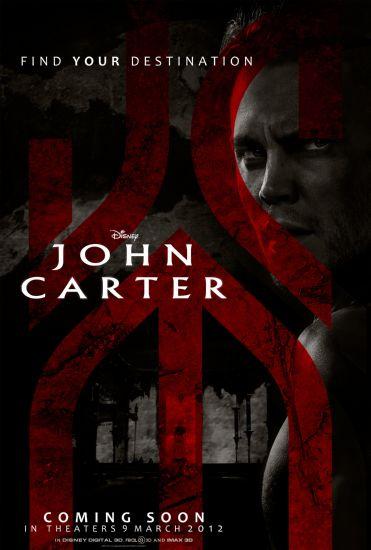 John Carter movie poster Sign 8in x 12in