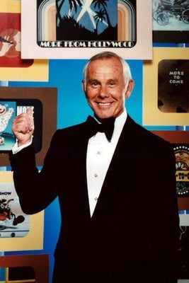 Johnny Carson poster tin Metal Print Wall Art