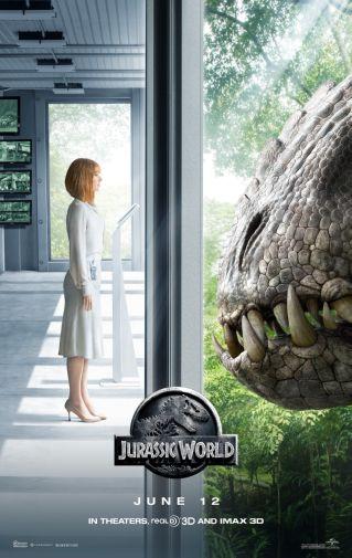 Jurassic World Metal Movie Poster 8in x 12in