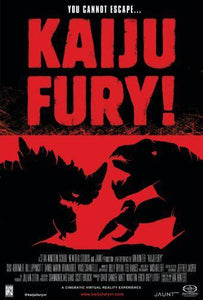 Kaiju Fury movie poster Sign 8in x 12in