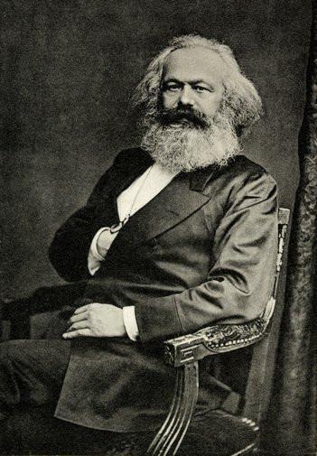 Karl Marx poster tin Metal Print Wall Art