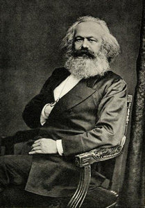 Karl Marx poster tin sign Wall Art