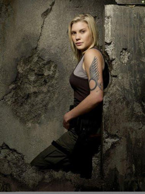 katee sackhoff poster tin Metal Print Wall Art