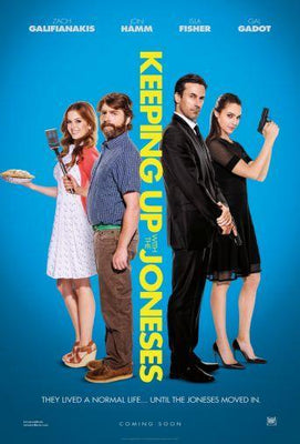 Keeping Up With The Joneses Metal Print 8in x 12in