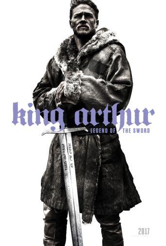 King Arthur Legend Of Sword Metal Movie Poster 8in x 12in