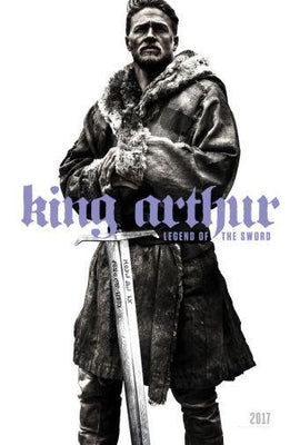 King Arthur Legend Of Sword movie poster Metal Print 8in x 12in