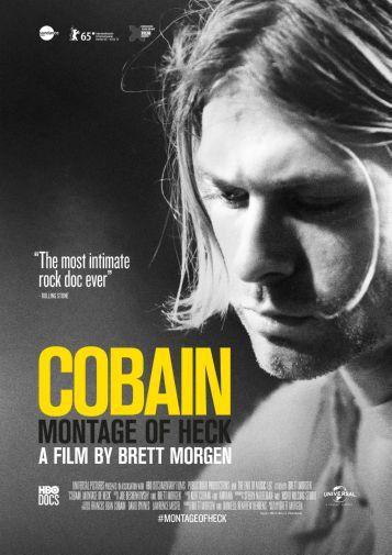Kurt Cobain Montage Of Heck movie poster Metal Print 8in x 12in