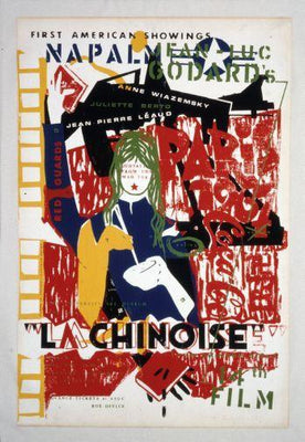 China La Chinoise poster tin Metal Print Wall Art