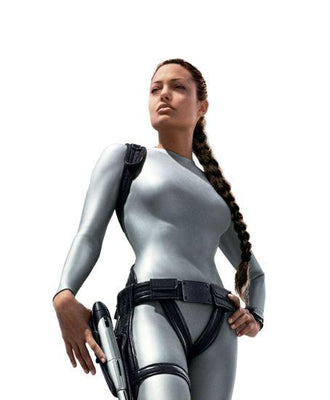 Lara Croft Metal Movie Poster 8in x 12in