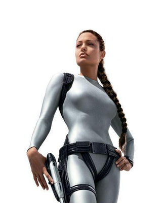 Lara Croft movie poster Metal Print 8in x 12in