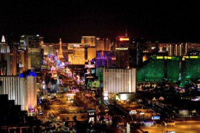 Las Vegas poster tin Metal Print Wall Art