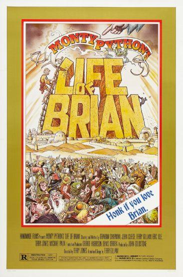 Life Of Brian Metal Movie Poster 8in x 12in