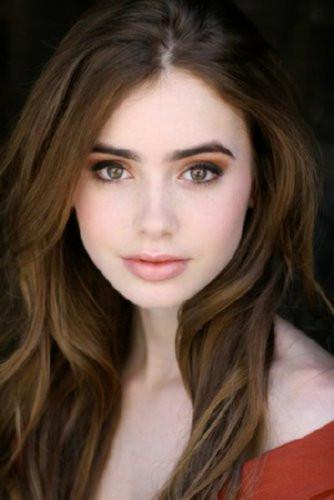 Lily Collins poster tin Metal Print Wall Art