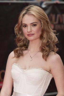 Lily James poster tin Metal Print Wall Art