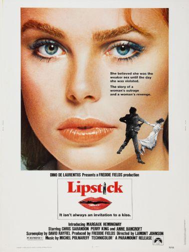 Lipstick movie poster Sign 8in x 12in