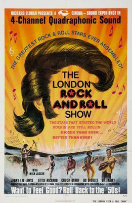 London Rock And Roll Show Metal Poster Choose Style The Poster Depot