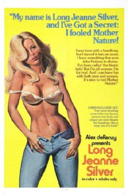 Long Jeanne Silver Metal Movie Poster 8in x 12in