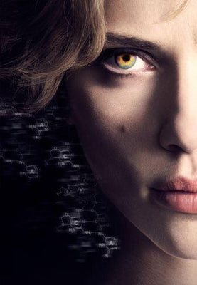Lucy movie poster Metal Print 8in x 12in