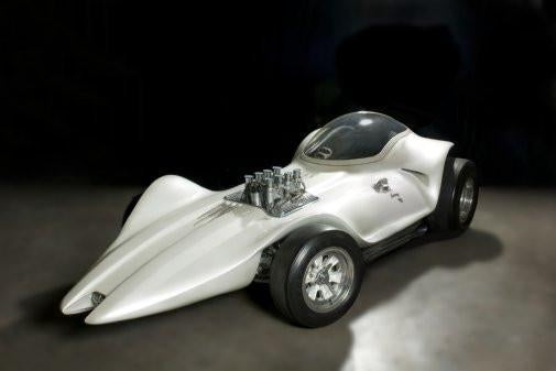 custom cars manta ray dean jefferies poster tin Metal Print Wall Art