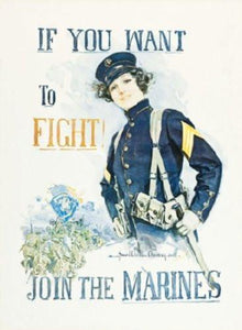 Marine Recruitment Poster 24inx36in - Fame Collectibles
