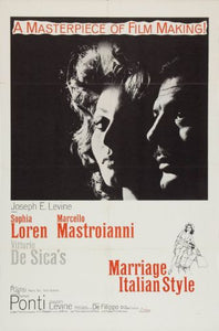 Marriage Italian Style Movie Poster 11x17