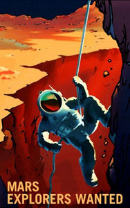 Mars Recruitment Explorers Wanted Mini Poster 11x17