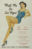 Meet Me In Las Vegas poster tin sign Wall Art