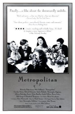 Metropolitan movie poster Metal Print 8in x 12in