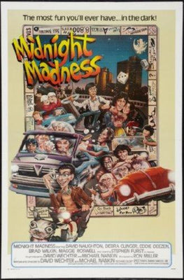 Midnight Madness movie poster Metal Print 8in x 12in