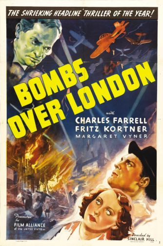 Bombs Over London Movie Mini poster 11inx17in