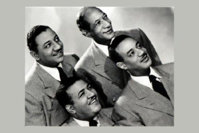 Mills Brothers poster tin Metal Print Wall Art
